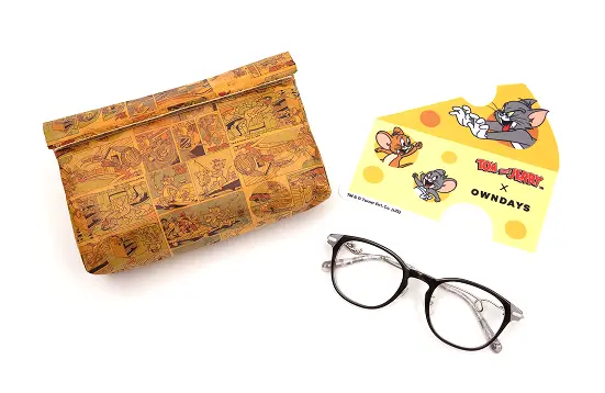 Owndays猫和老鼠联名款眼镜盒眼镜布